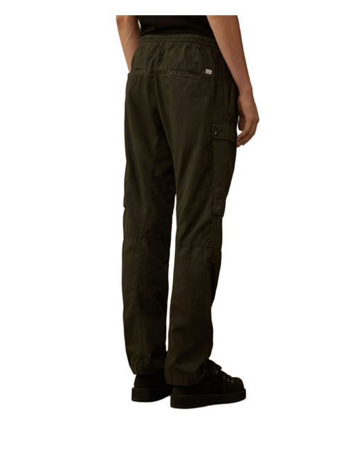Pantaloni da uomo in puro cotone, cargo, colore black C.P. COMPANY | PA173A110324G999